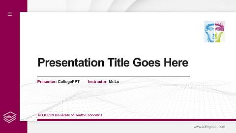 APOLLON University of Health Economics Thesis Proposal/Graduation Defense PPT Template