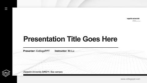 Zeppelin University – See campus Thesis Proposal/Graduation Defense PPT Template
