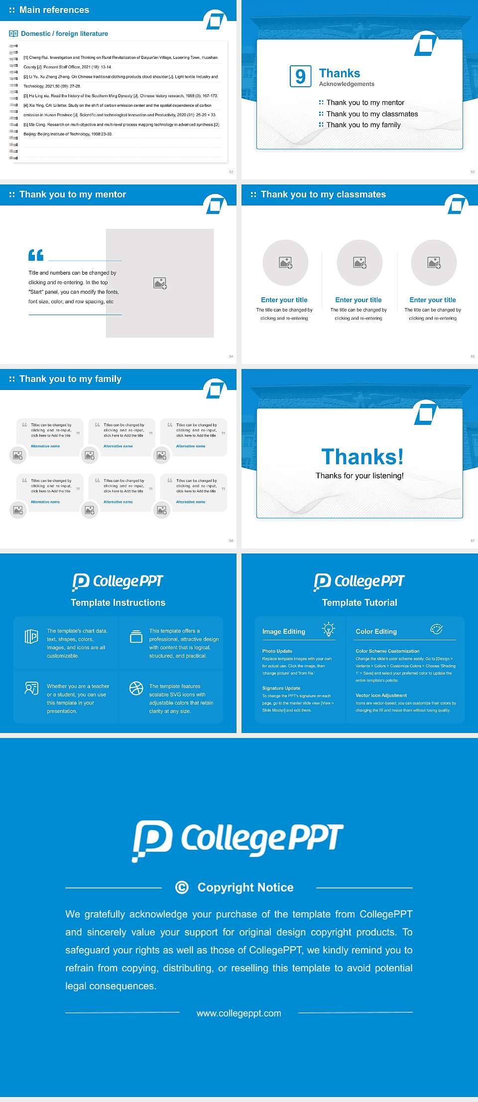 University of Public Service in Bavaria – Herrsching campus Graduation Thesis Defense PPT Template4:3 ratio PPT effect preview image7