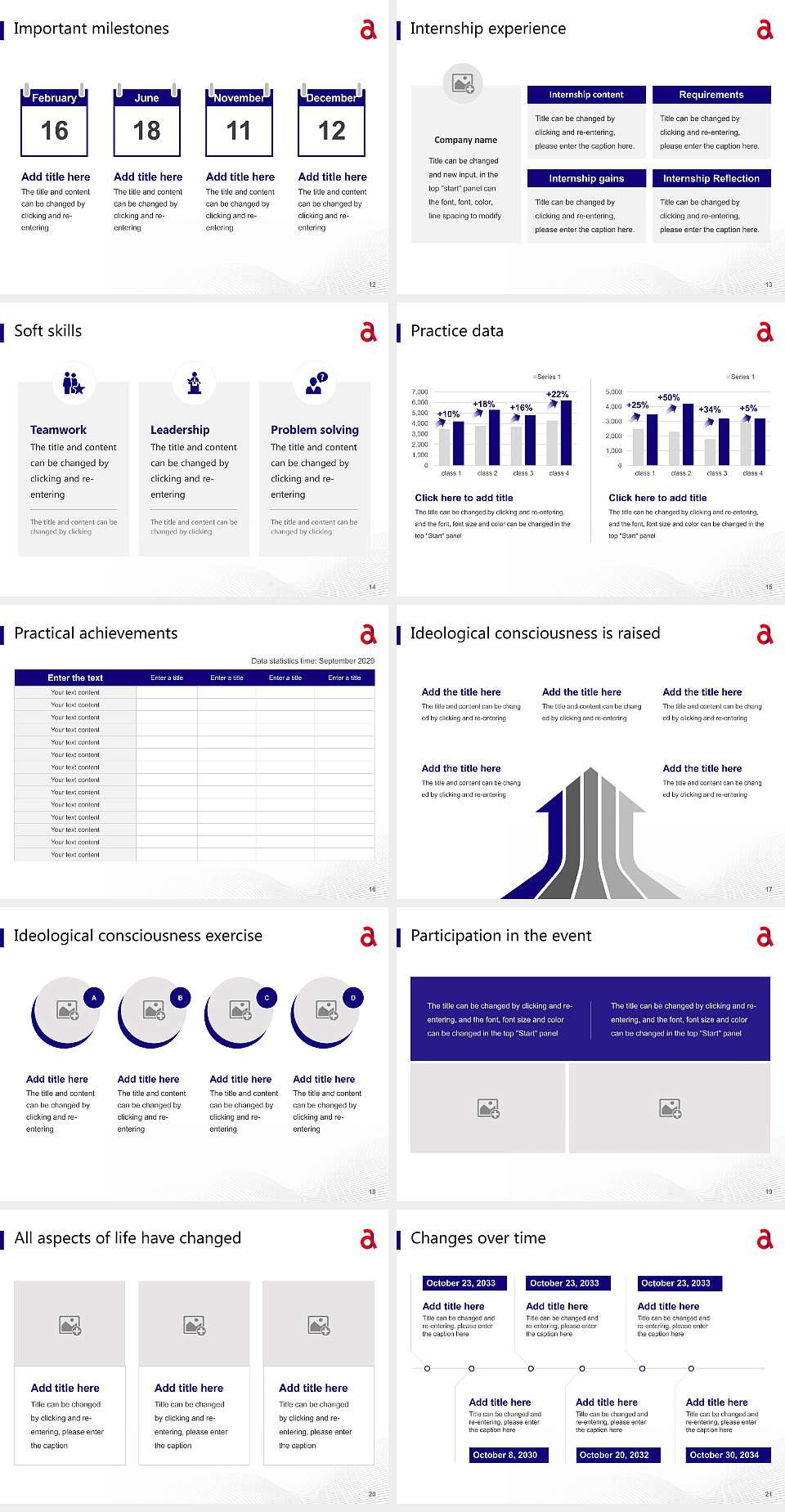 Anhalt University of Applied Sciences National Scholarship Defense PPT Template4:3 ratio PPT effect preview image3