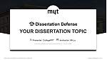 University of Music and Performing Arts Munich Graduation Thesis Defense PPT Template
