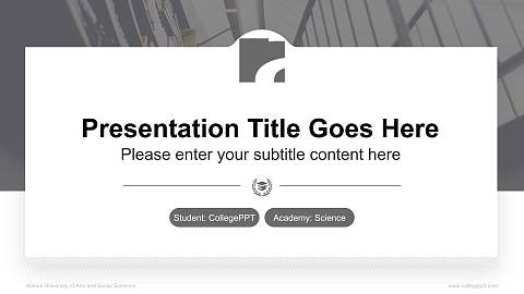 Alanus University of Arts and Social Sciences National Scholarship Defense PPT Template