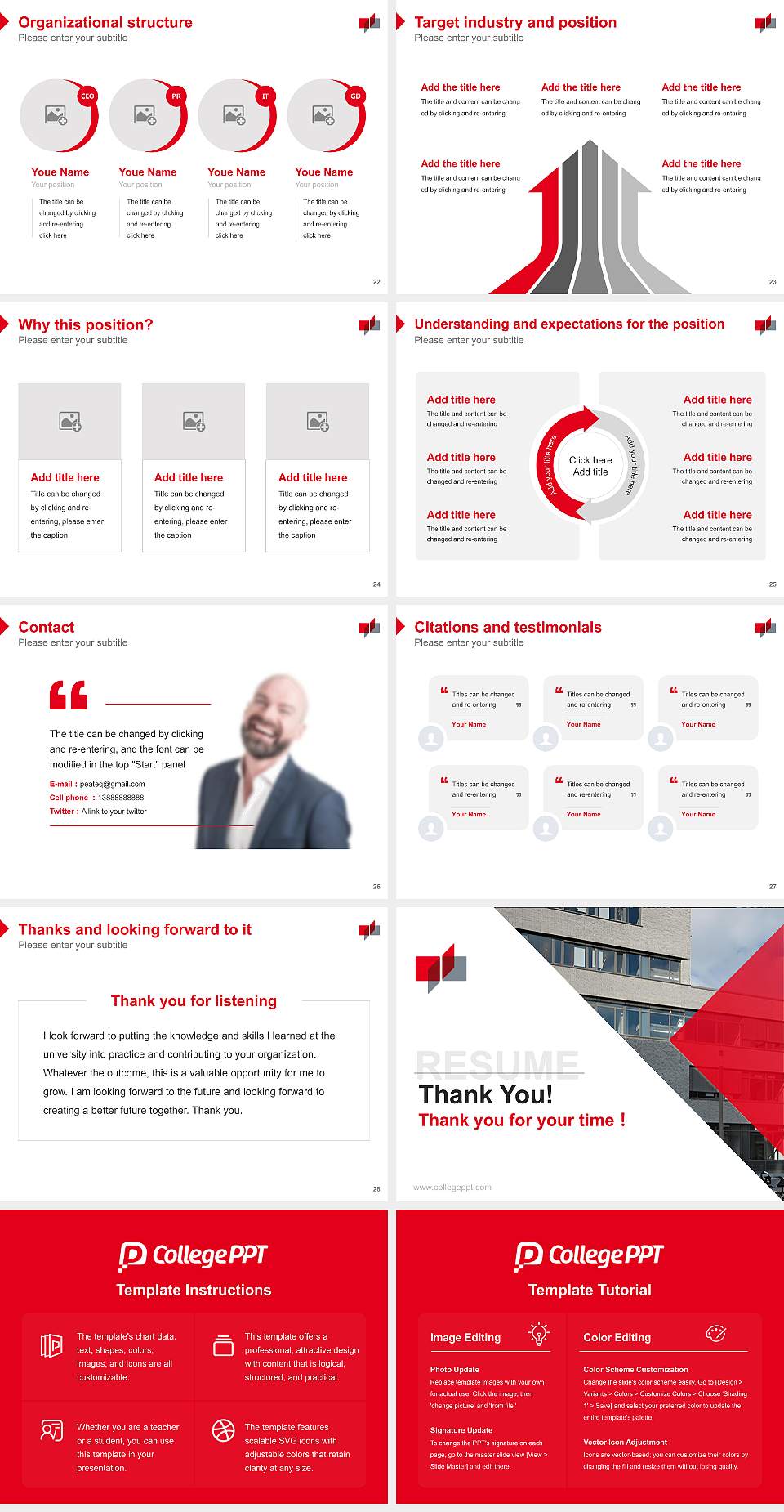 Baden-Württemberg Cooperative State University – Center for Advanced Studies Resume PPT Template4:3 ratio PPT effect preview image4