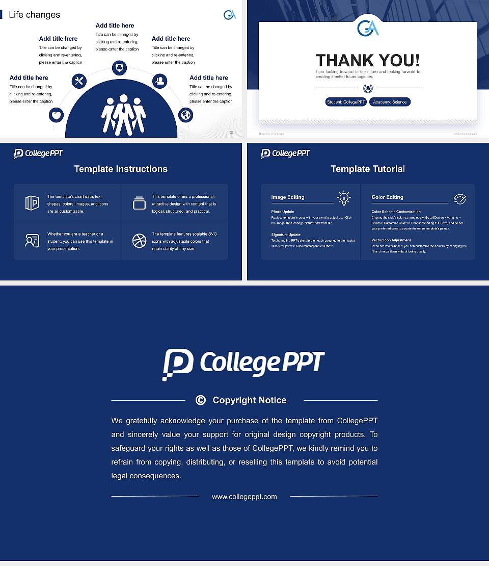 University of Göttingen National Scholarship Defense PPT Template16:9 ratio PPT effect preview image4