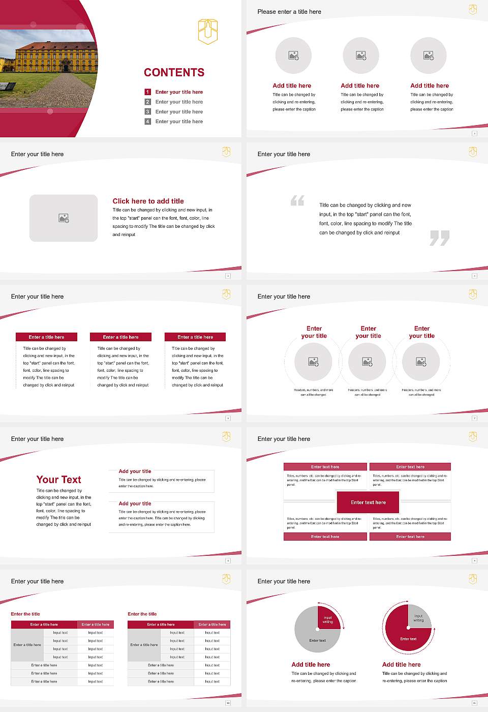 University of Osnabrück Course/Courseware Creation PPT Template16:9 ratio PPT effect preview image2