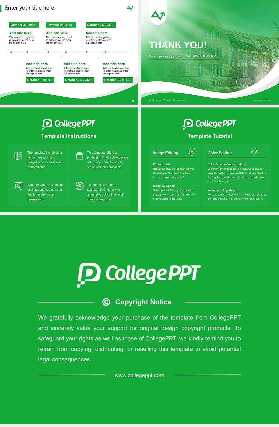 AKAD University Stuttgart – State Approved Lecture Sharing and Networking Event PPT Template4:3 ratio PPT effect preview image4