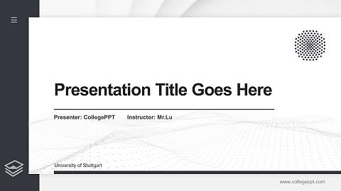University of Stuttgart Thesis Proposal/Graduation Defense PPT Template
