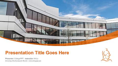 University of the Bundeswehr Munich Course/Courseware Creation PPT Template