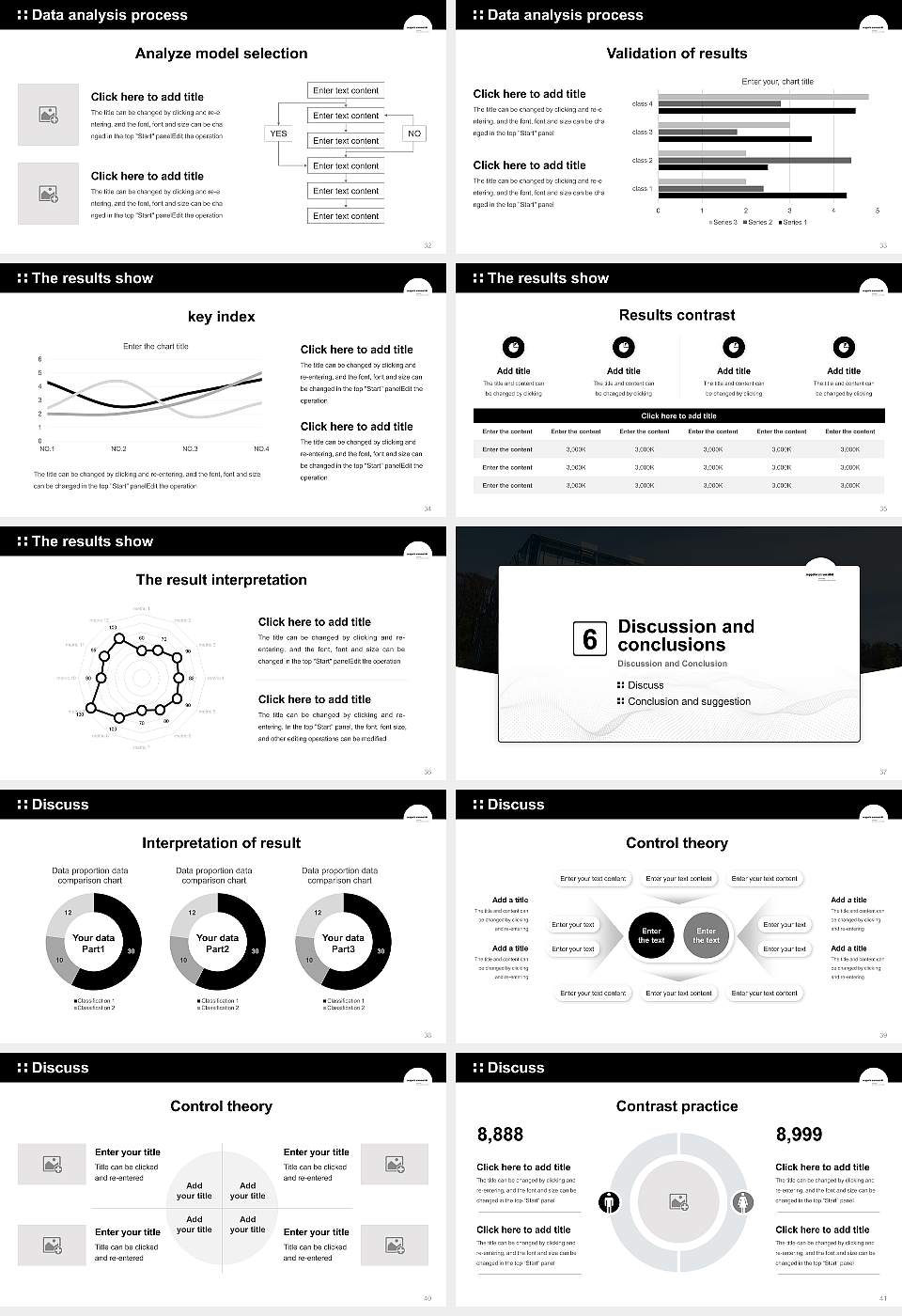Zeppelin University – See campus Graduation Thesis Defense PPT Template16:9 ratio PPT effect preview image5
