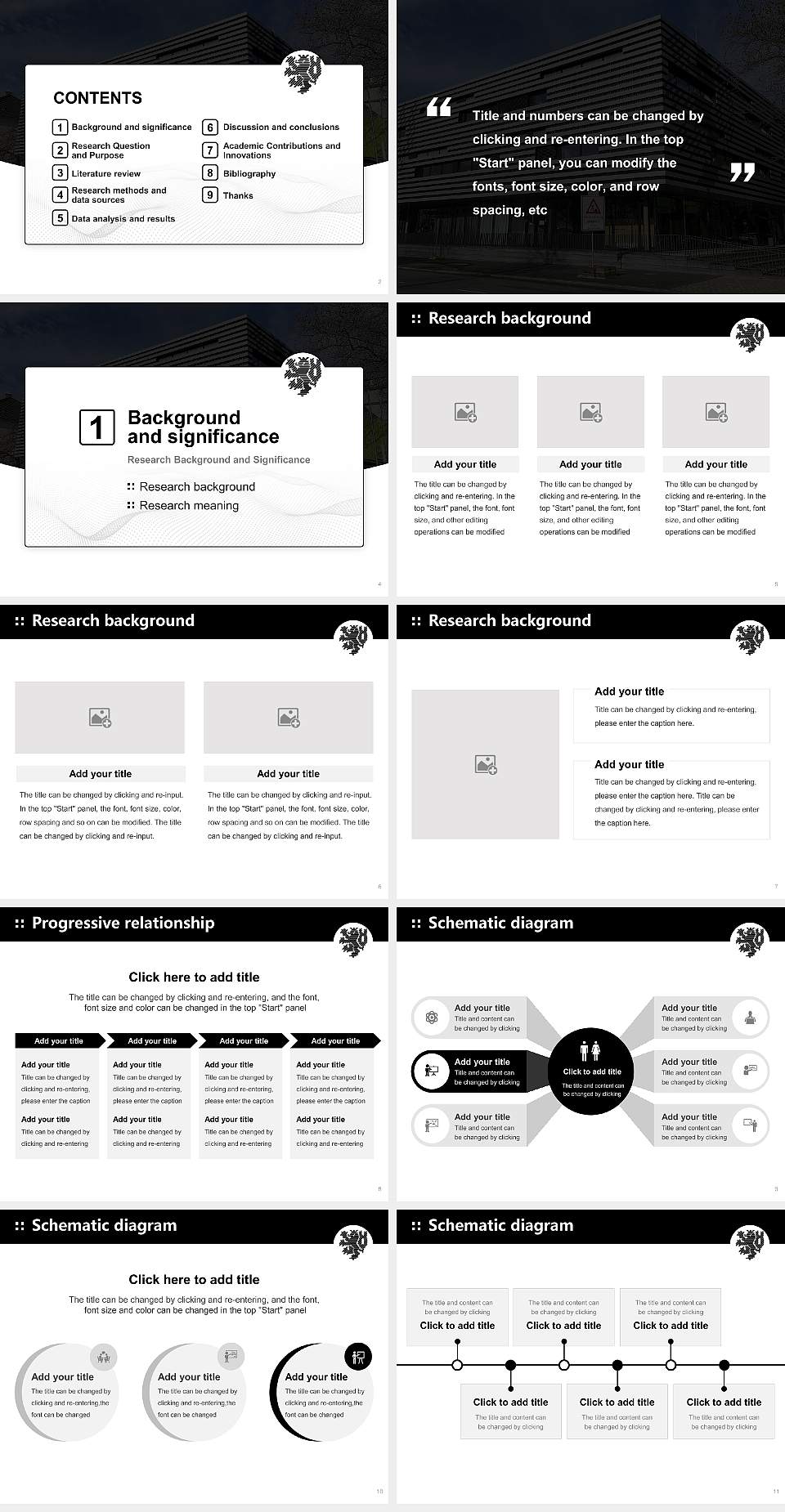 University of Wuppertal – Haspel campus Graduation Thesis Defense PPT Template4:3 ratio PPT effect preview image2