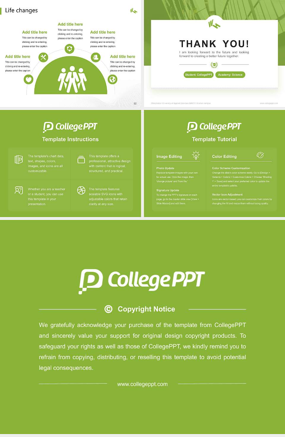 Westphalian University of Applied Sciences – Bocholt campus National Scholarship Defense PPT Template4:3 ratio PPT effect preview image4