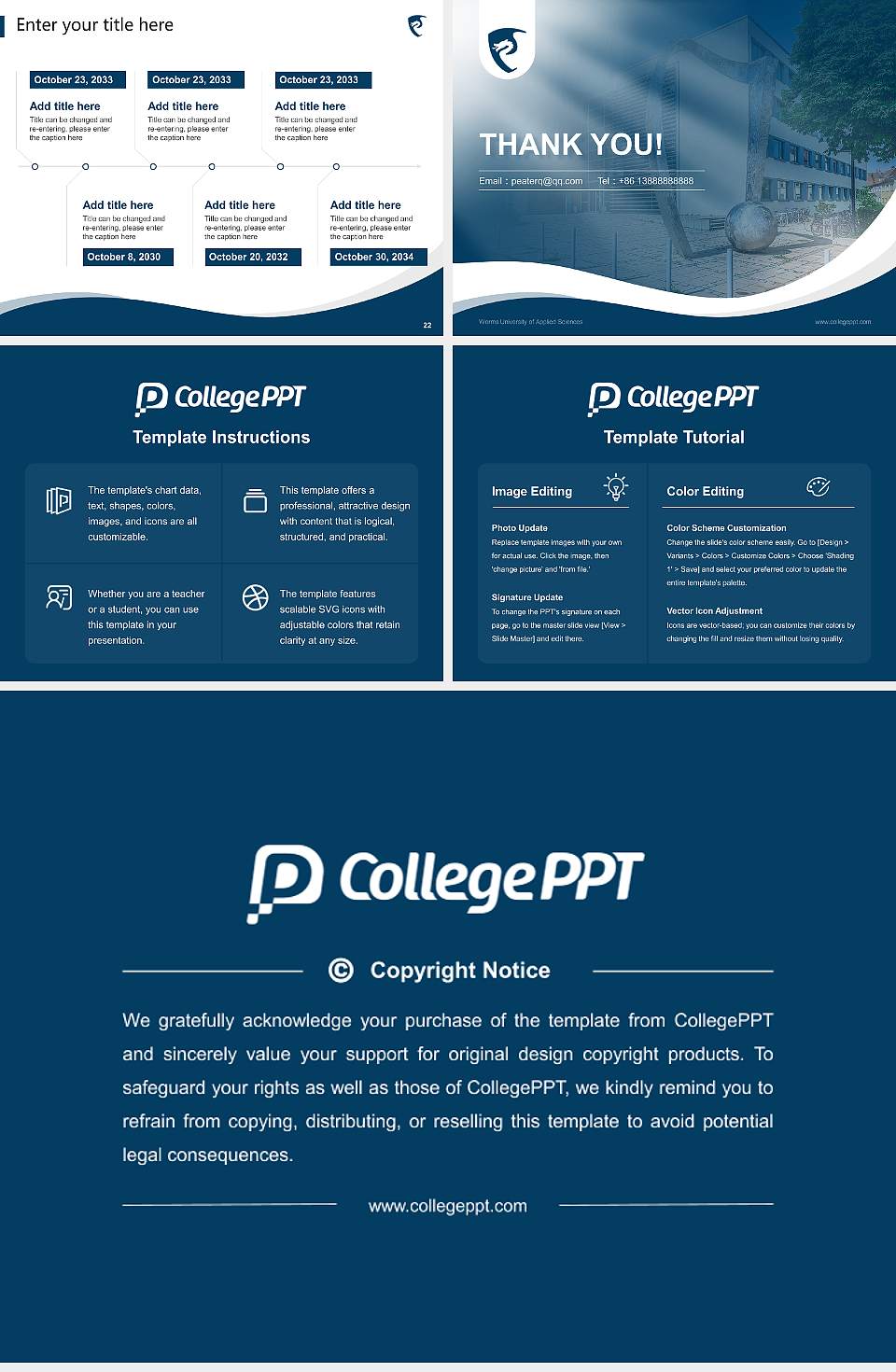 Worms University of Applied Sciences Lecture Sharing and Networking Event PPT Template4:3 ratio PPT effect preview image4