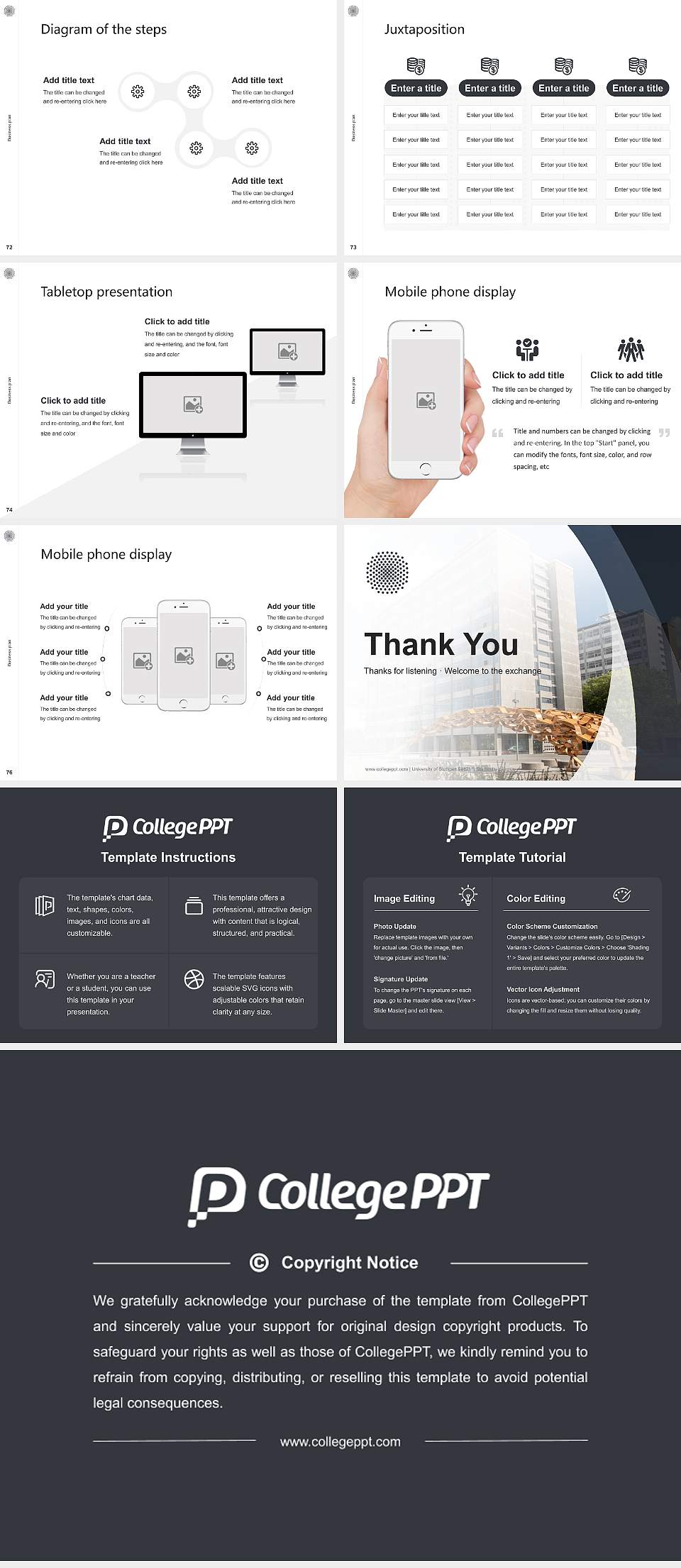 University of Stuttgart – Stadtmitte campus Competition/Entrepreneurship Contest PPT Template4:3 ratio PPT effect preview image9