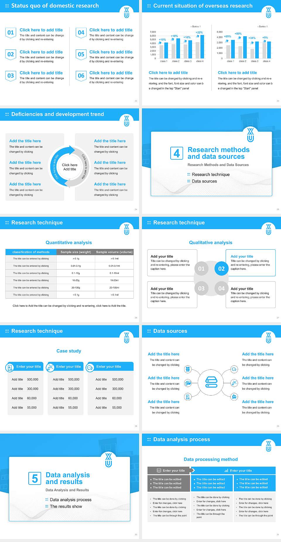 XU Exponential University of Applied Sciences Graduation Thesis Defense PPT Template4:3 ratio PPT effect preview image4