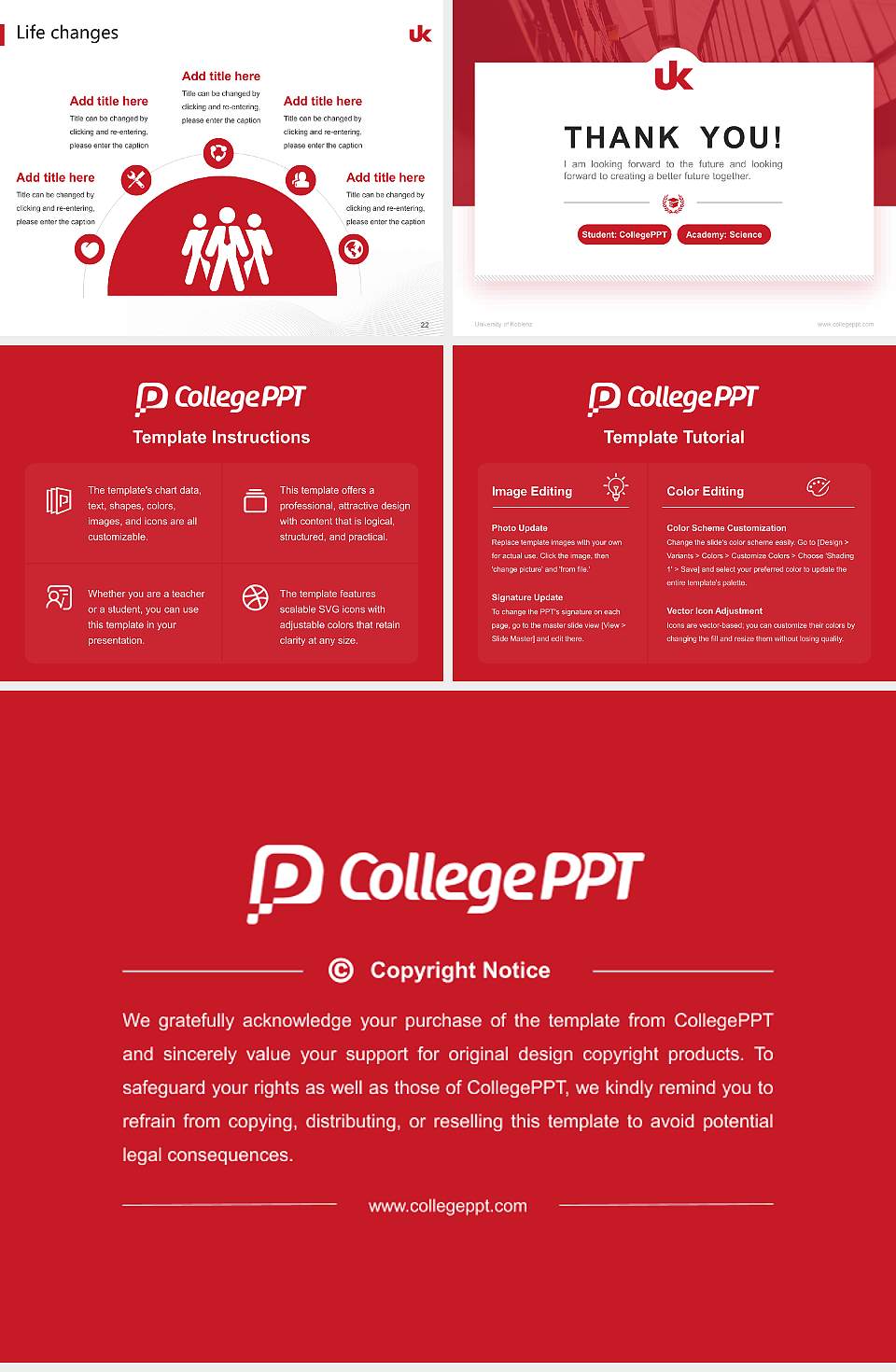 University of Koblenz National Scholarship Defense PPT Template4:3 ratio PPT effect preview image4