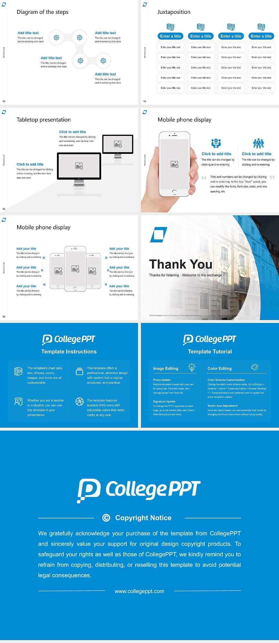 University of Public Service in Bavaria Competition/Entrepreneurship Contest PPT Template4:3 ratio PPT effect preview image9