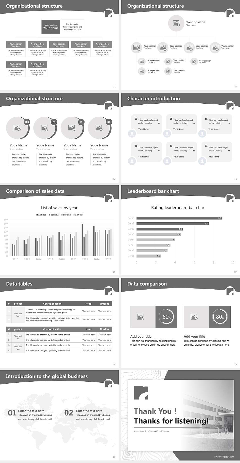 Alanus University of Arts and Social Sciences Academic Presentation/Research Findings Report PPT Template4:3 ratio PPT effect preview image4