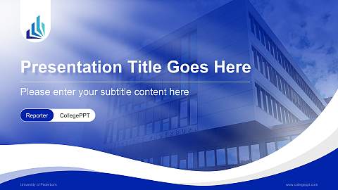 University of Paderborn Lecture Sharing and Networking Event PPT Template