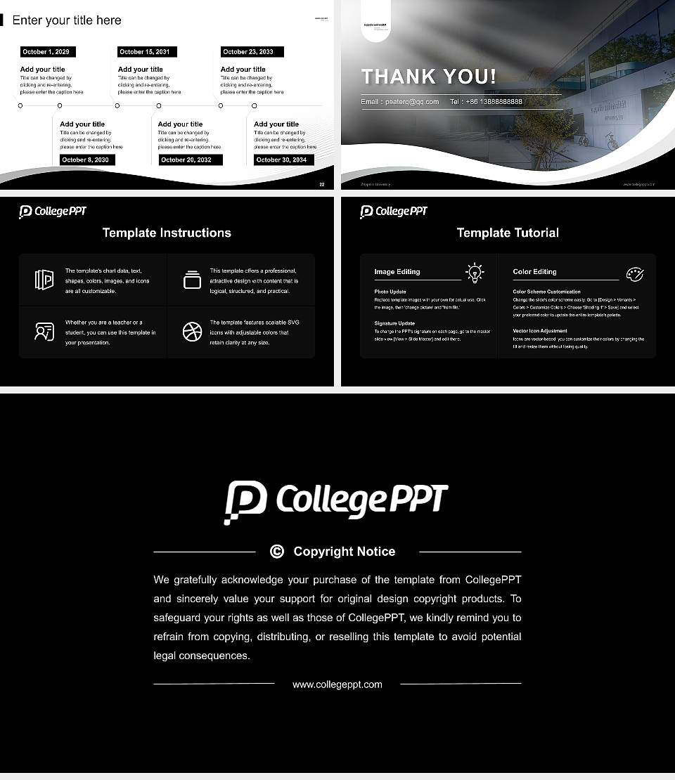 Zeppelin University Lecture Sharing and Networking Event PPT Template16:9 ratio PPT effect preview image4
