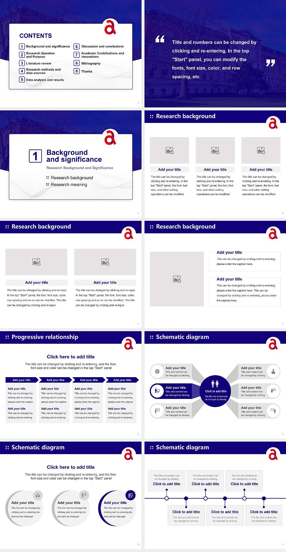 Anhalt University of Applied Sciences Graduation Thesis Defense PPT Template4:3 ratio PPT effect preview image2