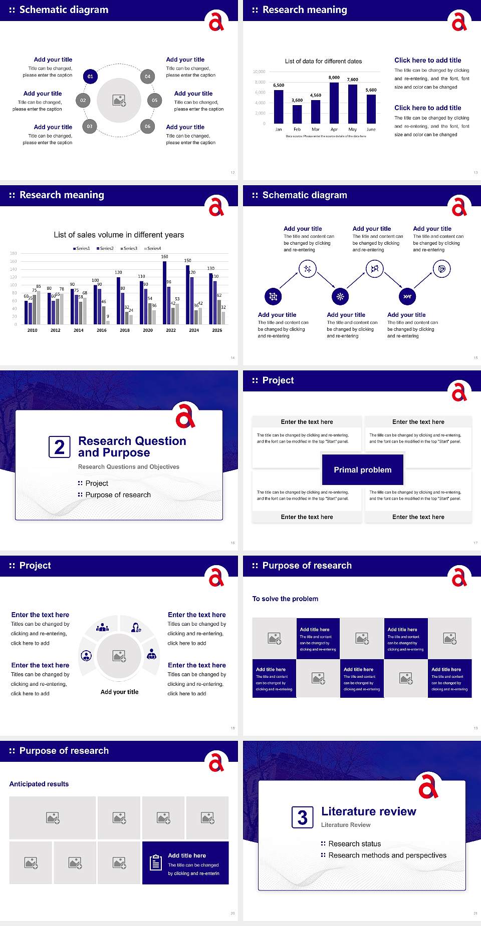 Anhalt University of Applied Sciences Graduation Thesis Defense PPT Template4:3 ratio PPT effect preview image3