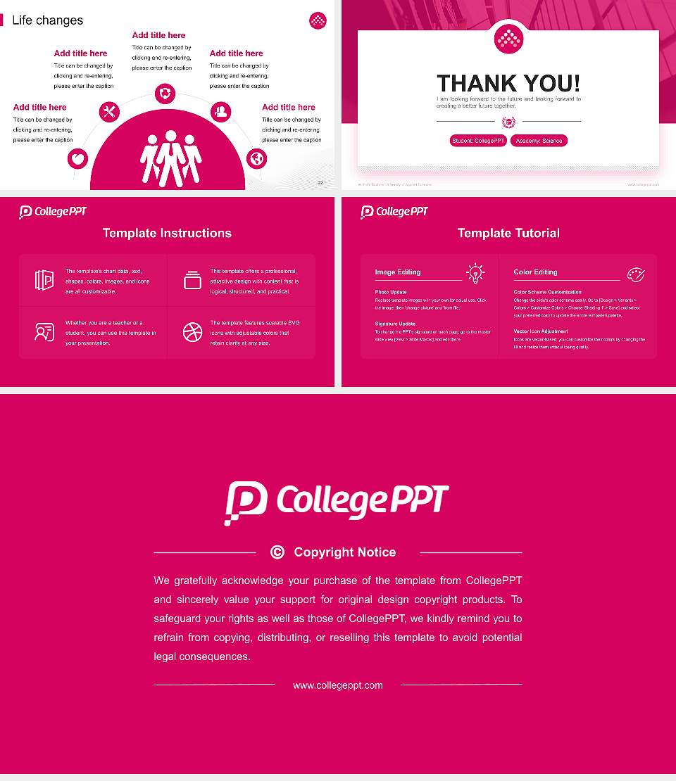 Wilhelm Büchner University of Applied Sciences National Scholarship Defense PPT Template16:9 ratio PPT effect preview image4
