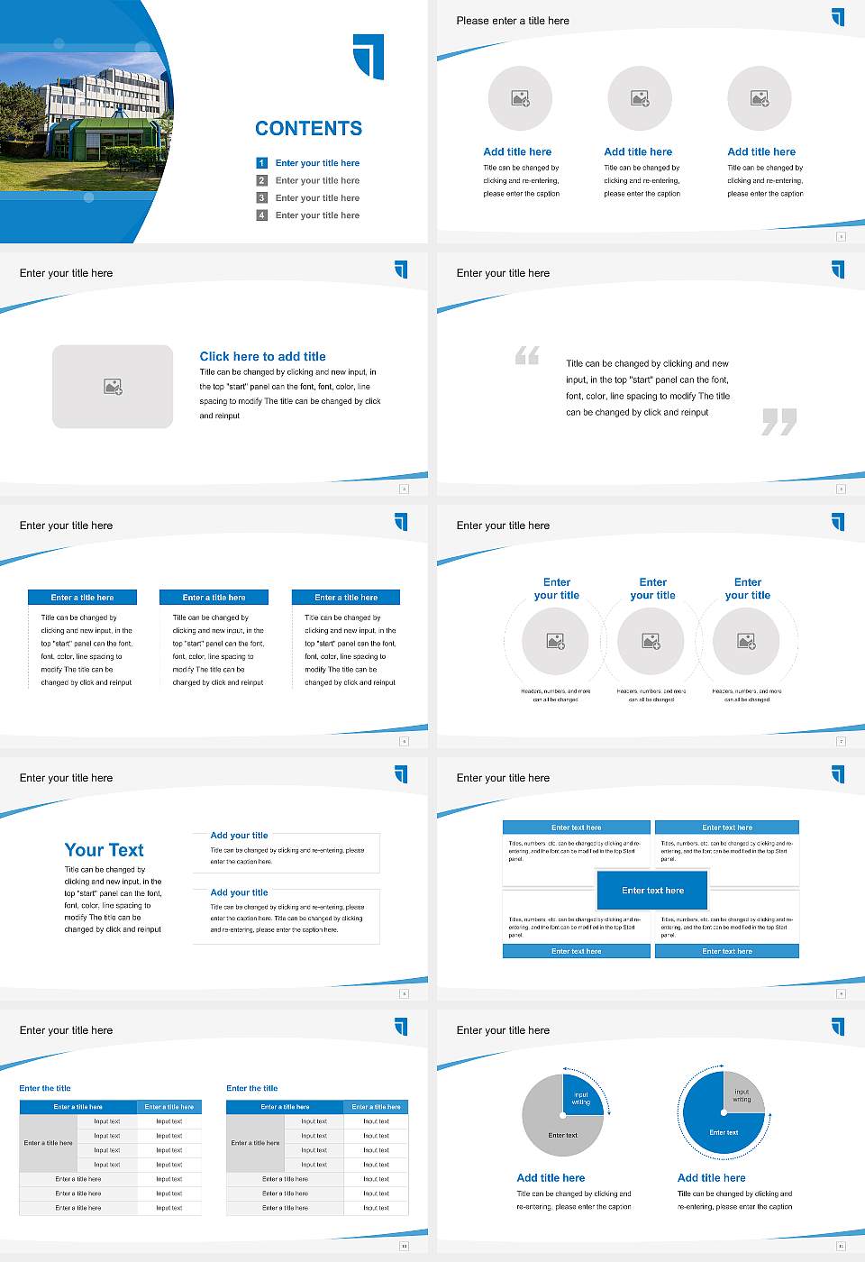 University of Trier Course/Courseware Creation PPT Template16:9 ratio PPT effect preview image2