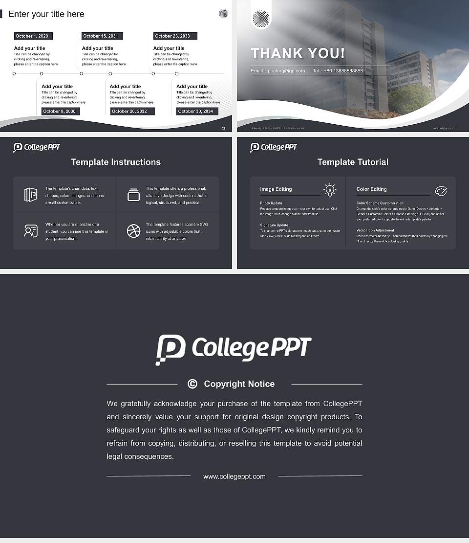 University of Stuttgart – Stadtmitte campus Lecture Sharing and Networking Event PPT Template16:9 ratio PPT effect preview image4