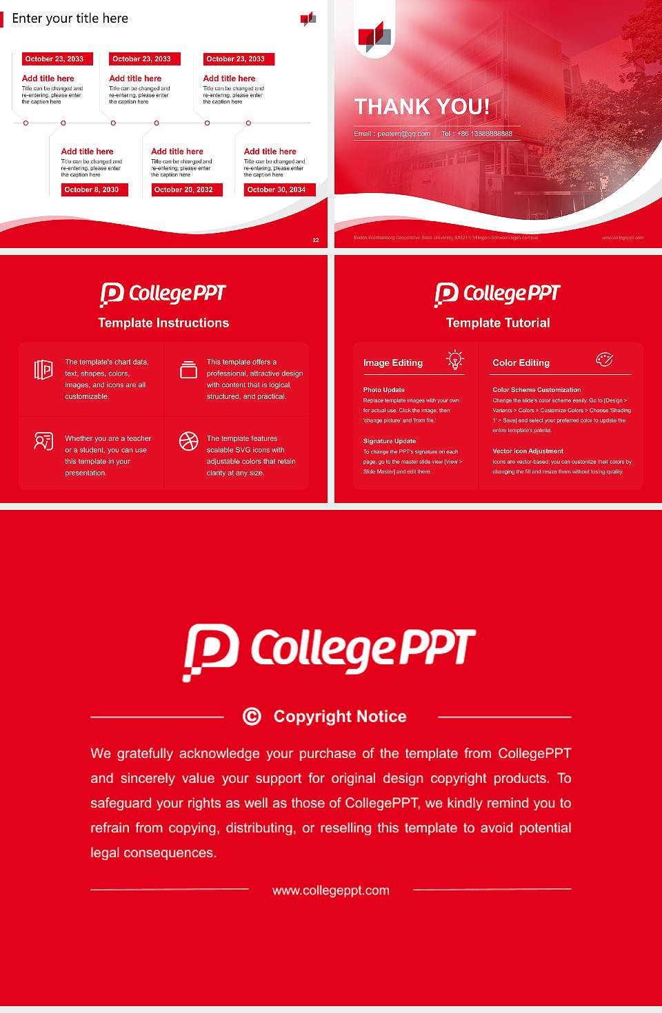 Baden-Württemberg Cooperative State University – Villingen-Schwenningen campus Lecture Sharing and Networking Event PPT Template4:3 ratio PPT effect preview image4