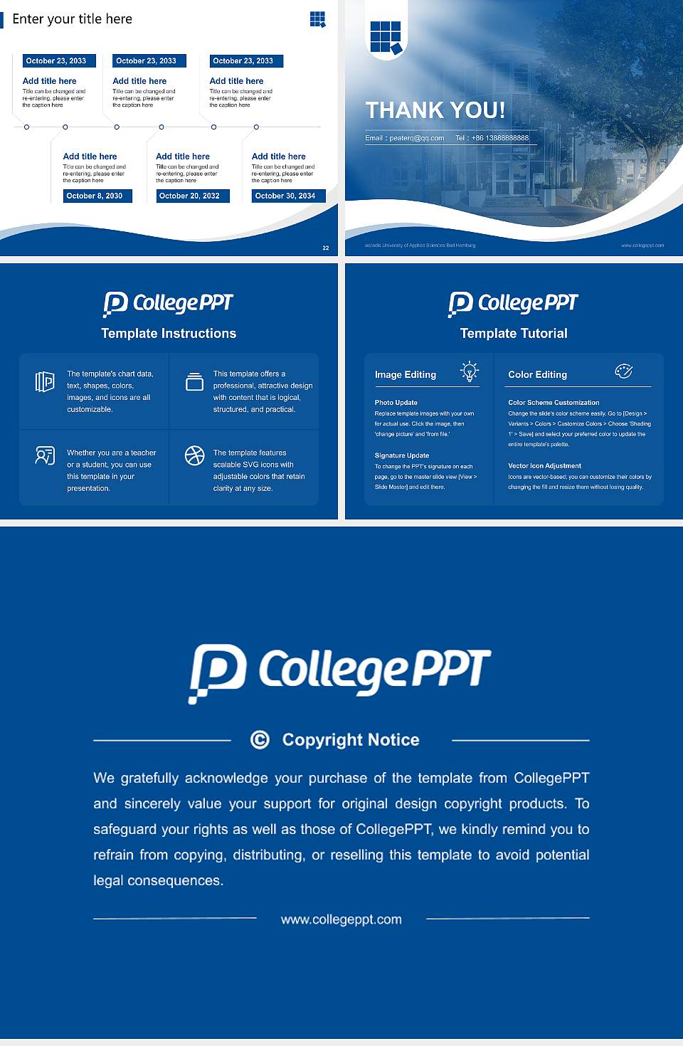 accadis University of Applied Sciences Bad Homburg Lecture Sharing and Networking Event PPT Template4:3 ratio PPT effect preview image4