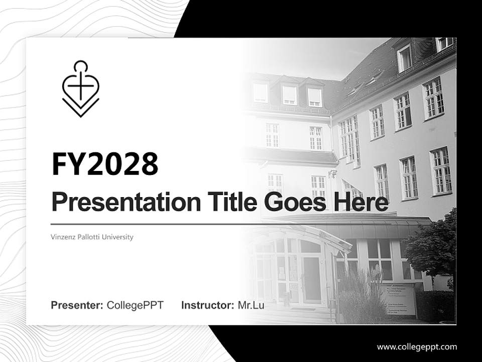 Vinzenz Pallotti University Academic Presentation/Research Findings Report PPT Template4:3 ratio PPT effect preview image5