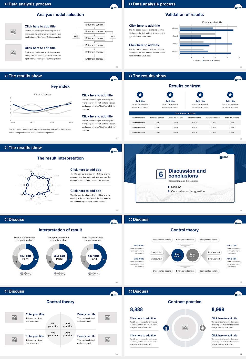 University of Labour Graduation Thesis Defense PPT Template16:9 ratio PPT effect preview image5