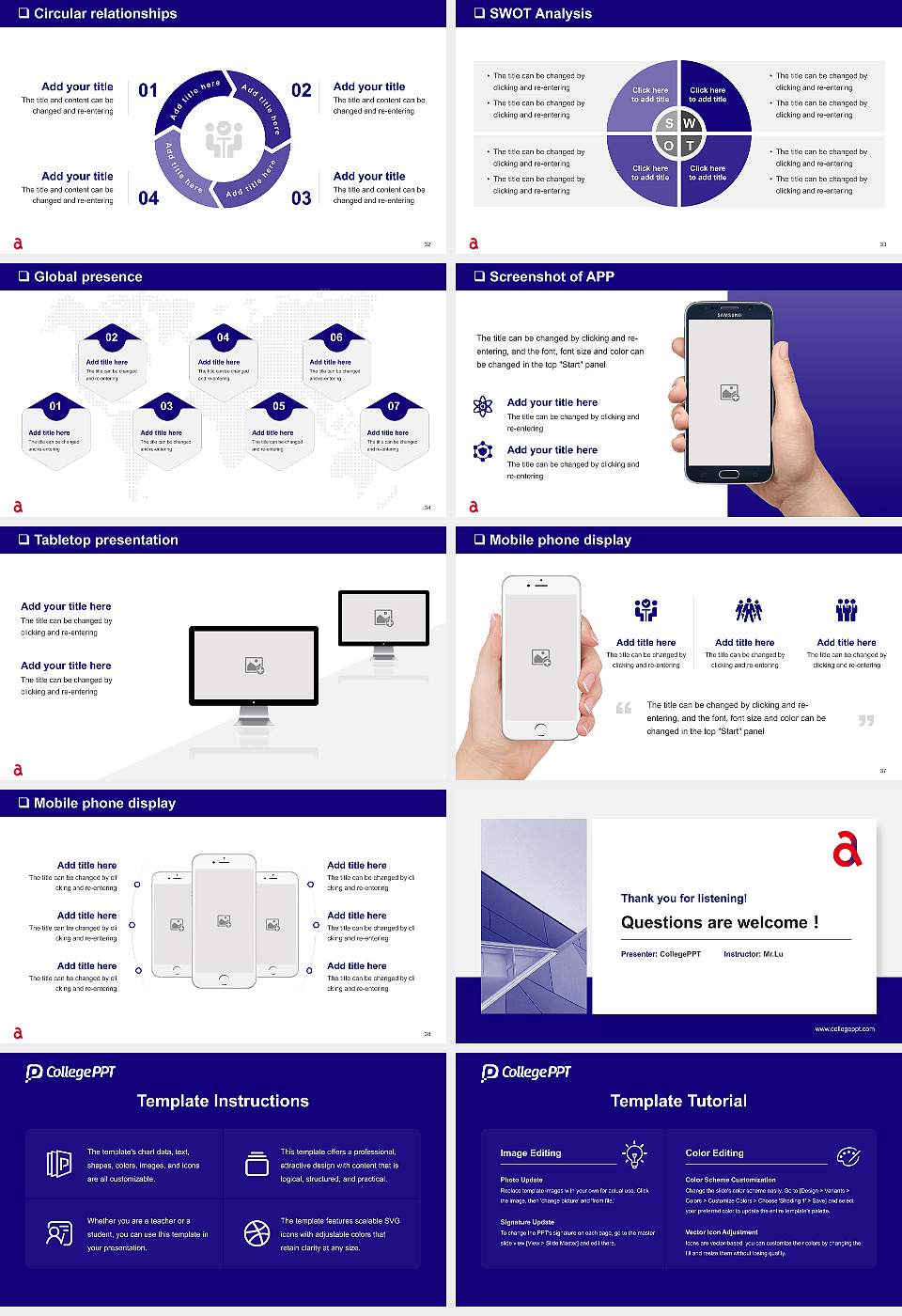 Anhalt University of Applied Sciences General PPT Template16:9 ratio PPT effect preview image5