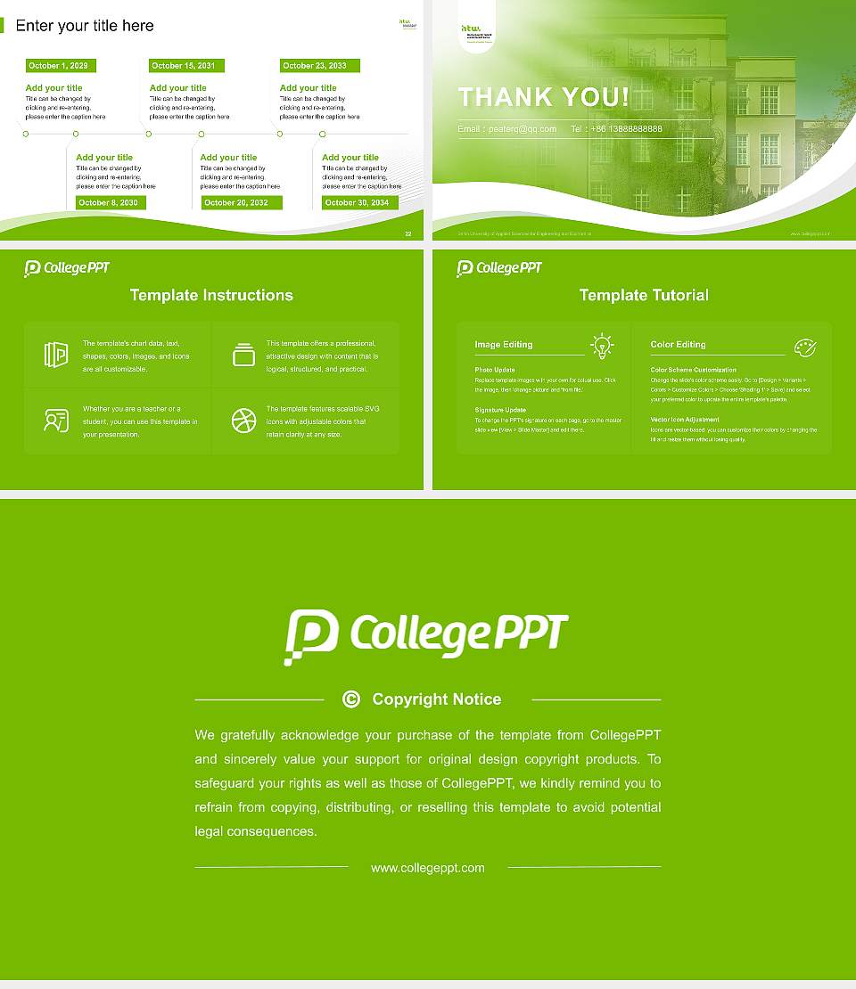 Berlin University of Applied Sciences for Engineering and Economics Lecture Sharing and Networking Event PPT Template16:9 ratio PPT effect preview image4