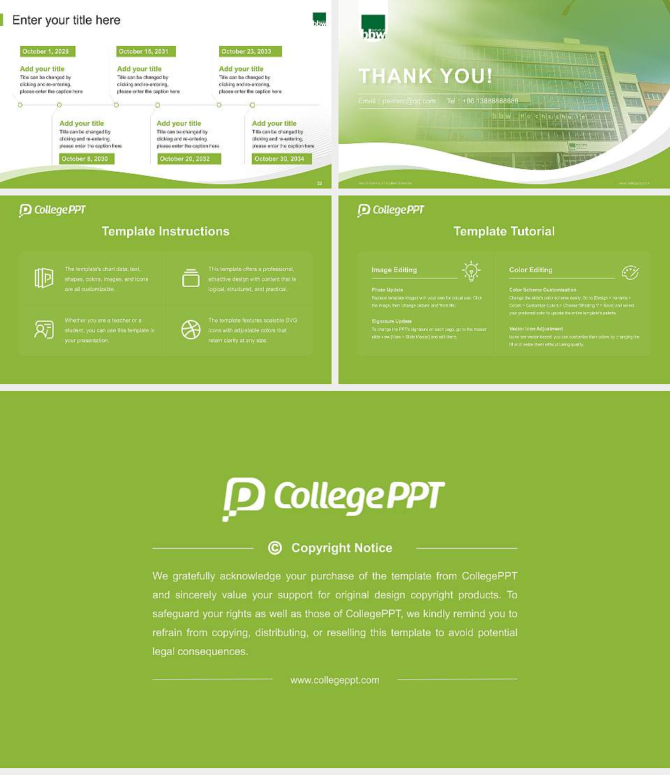 bbw University of Applied Sciences Lecture Sharing and Networking Event PPT Template16:9 ratio PPT effect preview image4