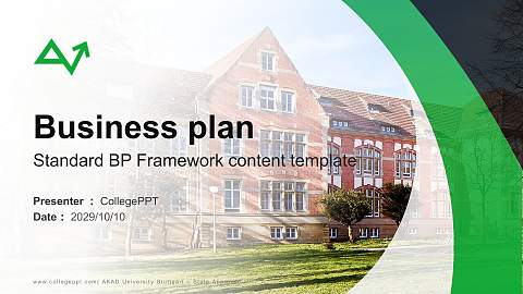 AKAD University Stuttgart – State Approved Competition/Entrepreneurship Contest PPT Template