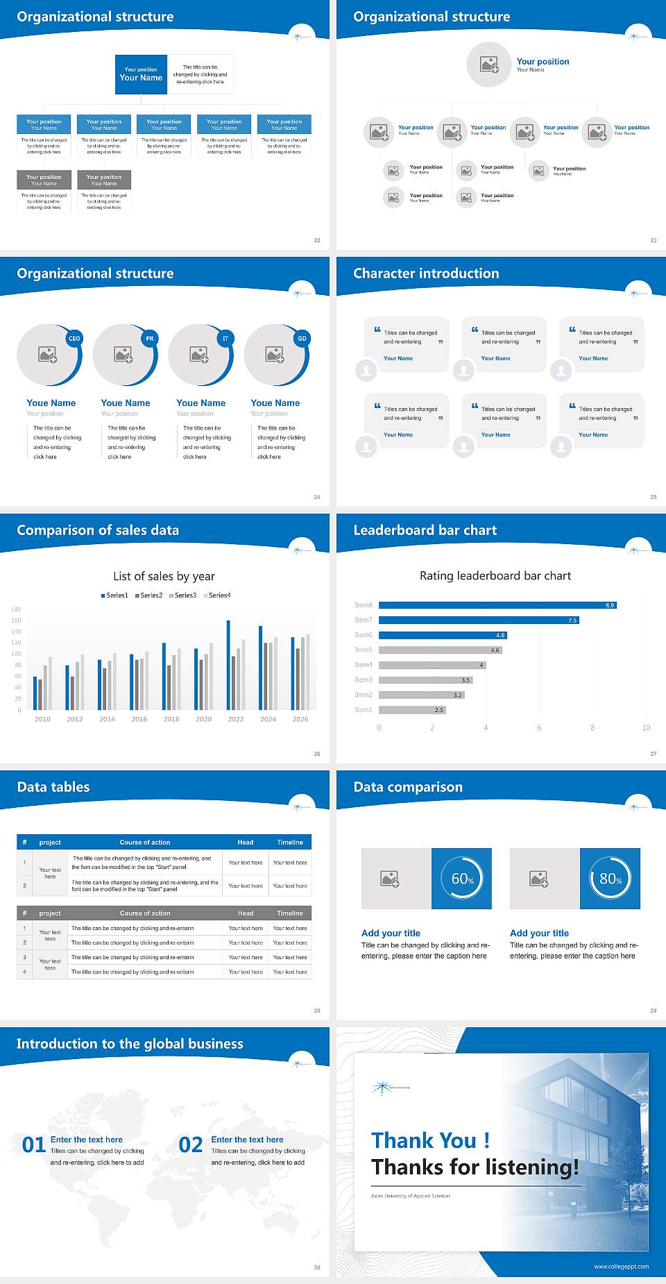 Aalen University of Applied Sciences Academic Presentation/Research Findings Report PPT Template4:3 ratio PPT effect preview image4
