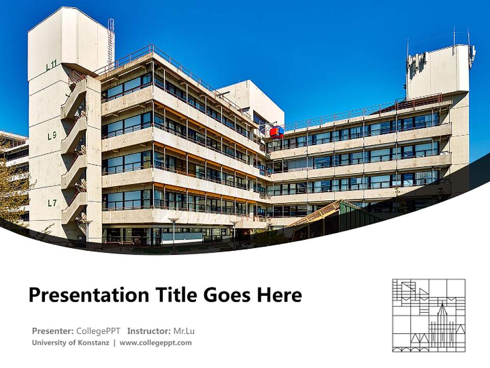 University of Konstanz Course/Courseware Creation PPT Template4:3 ratio PPT effect preview image5
