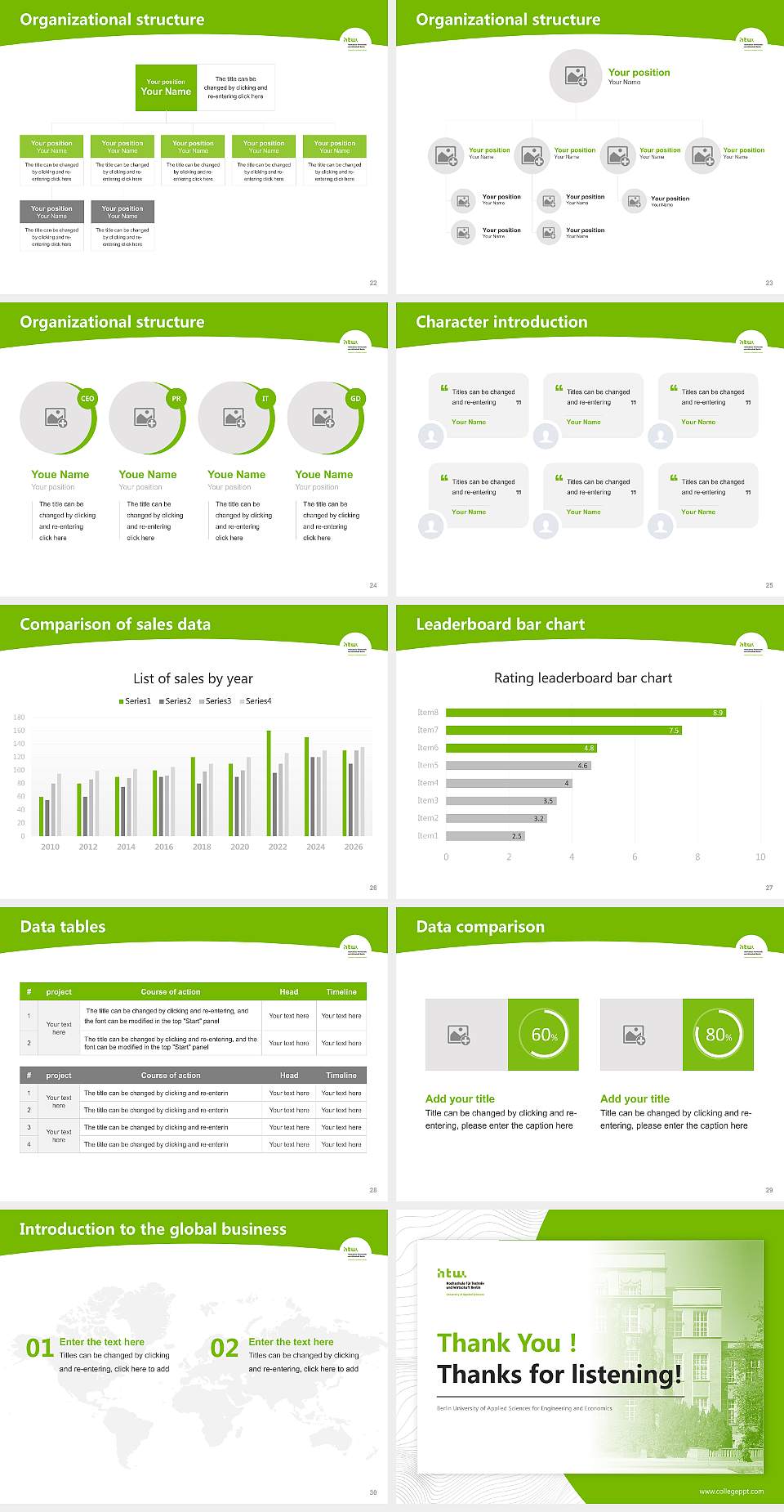 Berlin University of Applied Sciences for Engineering and Economics Academic Presentation/Research Findings Report PPT Template4:3 ratio PPT effect preview image4