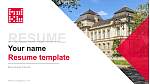 Berlin University of the Arts Resume PPT Template