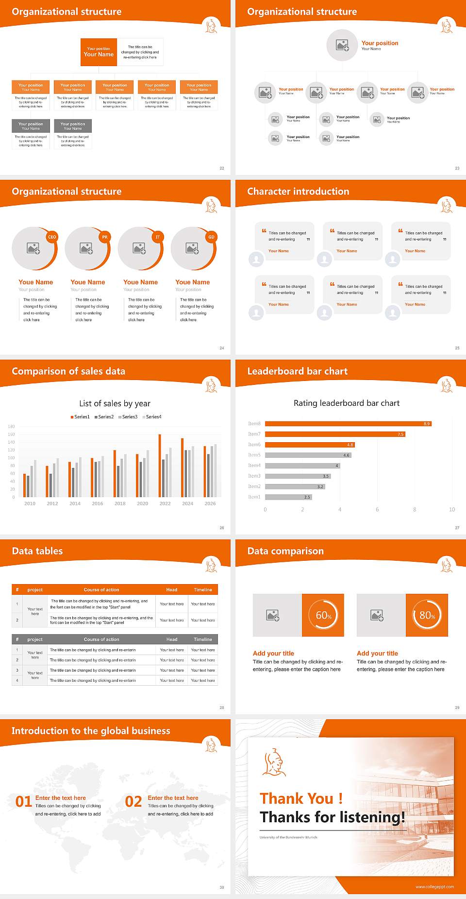 University of the Bundeswehr Munich Academic Presentation/Research Findings Report PPT Template4:3 ratio PPT effect preview image4