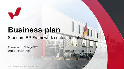 University of Vechta Competition/Entrepreneurship Contest PPT Template