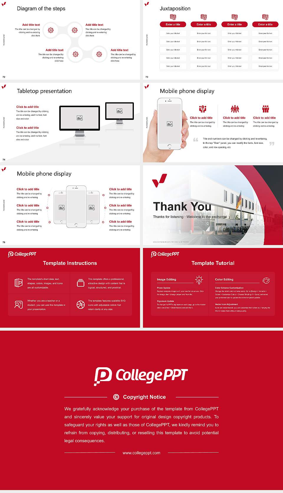 University of Vechta Competition/Entrepreneurship Contest PPT Template16:9 ratio PPT effect preview image9
