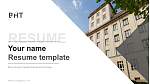 Berlin University of Applied Sciences and Technology Resume PPT Template