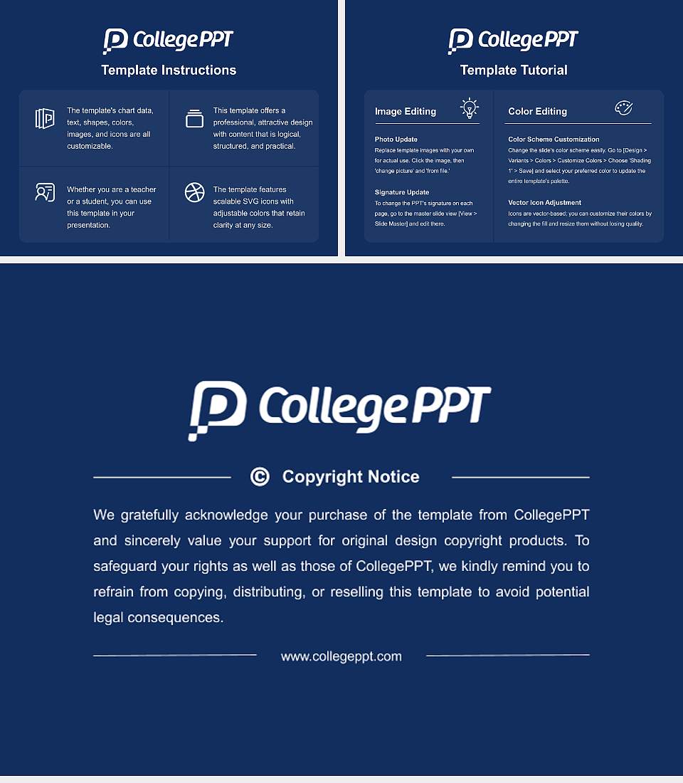University of Music Würzburg Course/Courseware Creation PPT Template4:3 ratio PPT effect preview image5
