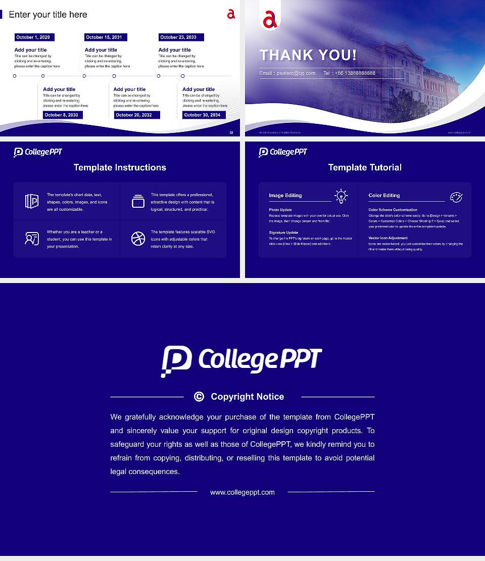 Anhalt University of Applied Sciences Lecture Sharing and Networking Event PPT Template16:9 ratio PPT effect preview image4