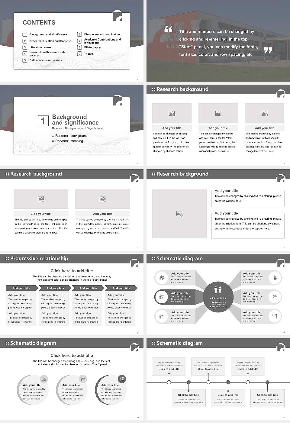 Alanus University of Arts and Social Sciences Graduation Thesis Defense PPT Template16:9 ratio PPT effect preview image2