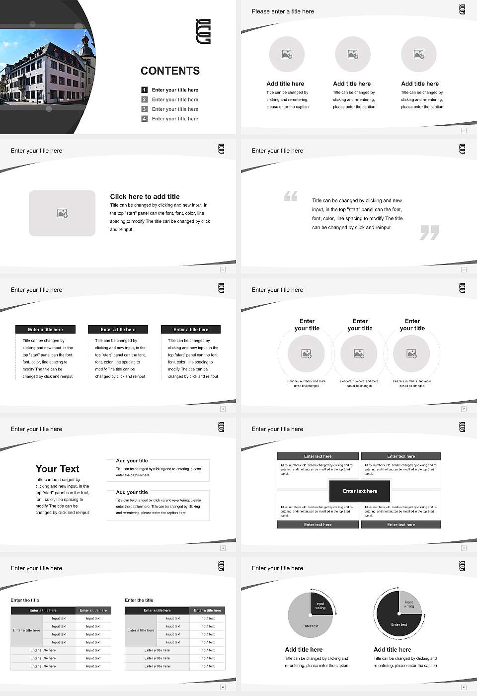 University of Social Design Course/Courseware Creation PPT Template16:9 ratio PPT effect preview image2
