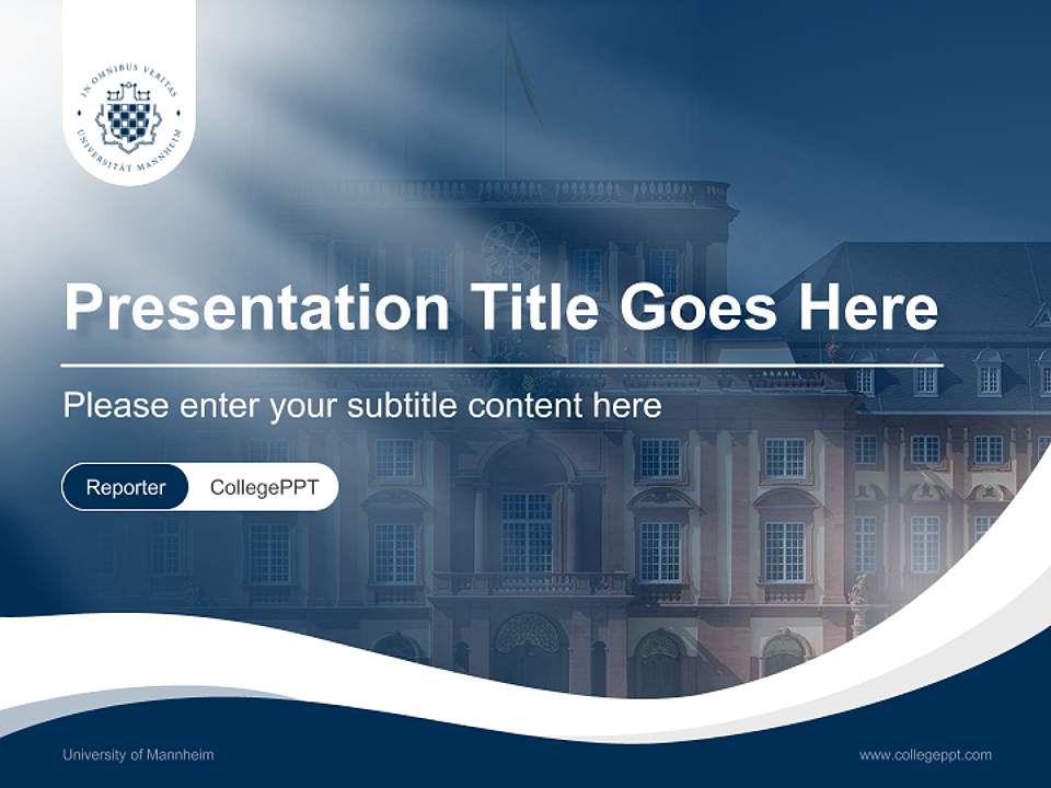 University of Mannheim Lecture Sharing and Networking Event PPT Template4:3 ratio PPT effect preview image4