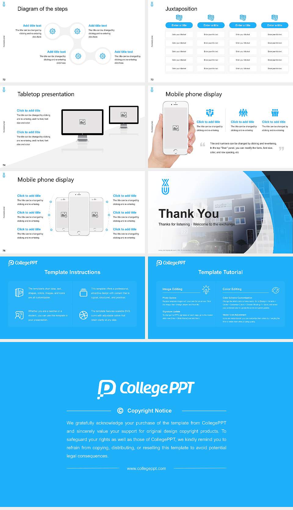 XU Exponential University of Applied Sciences Competition/Entrepreneurship Contest PPT Template16:9 ratio PPT effect preview image9